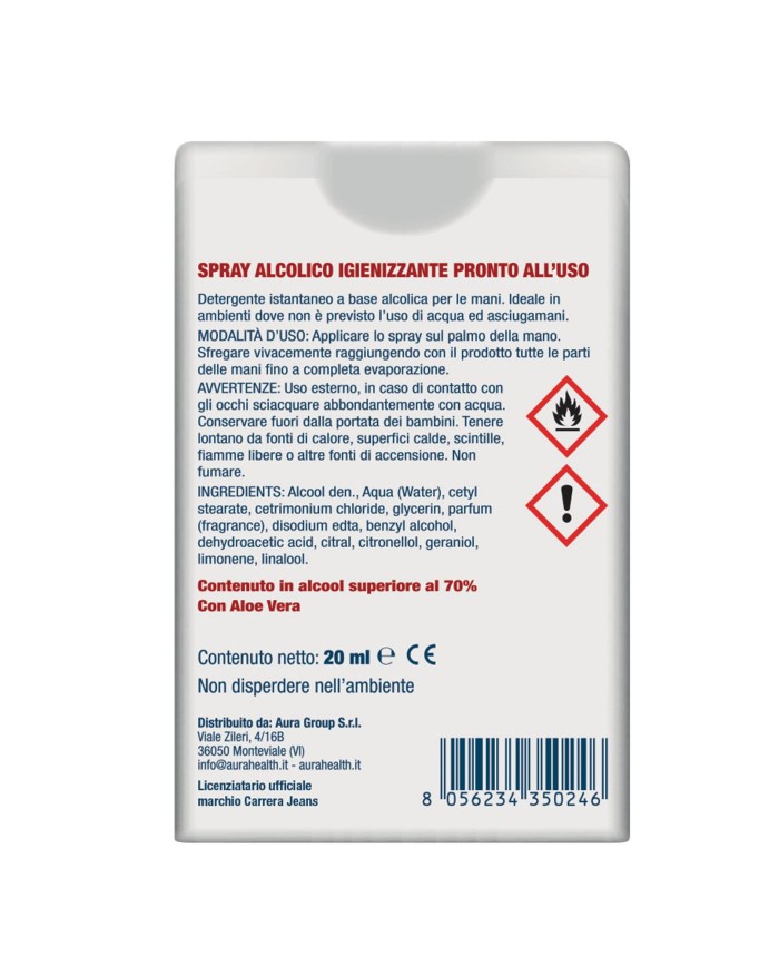 Igienizzante spray tascabile