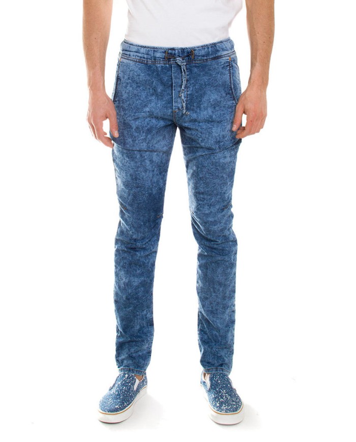 JOGGER JEANS UOMO MOD. 730. Vita regolare gamba asciutta