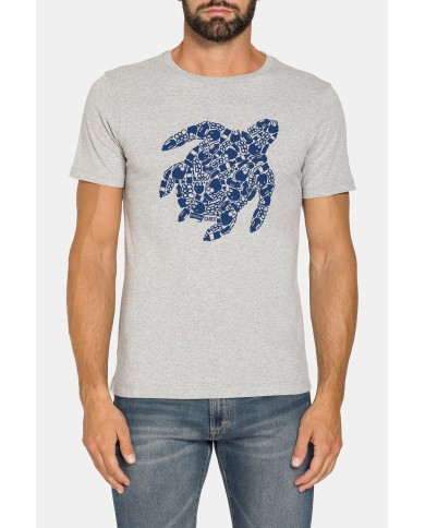 T-SHIRT “OCEANI PULITI” IN COTONE E PET RICICLATI