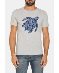 T-SHIRT “OCEANI PULITI” IN COTONE E PET RICICLATI