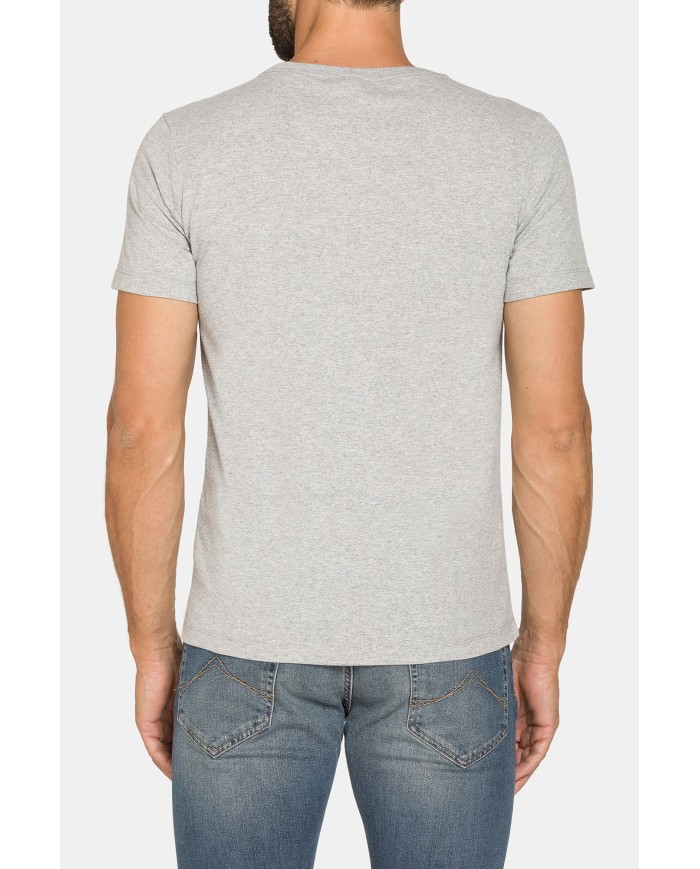 T-SHIRT “OCEANI PULITI” IN COTONE E PET RICICLATI