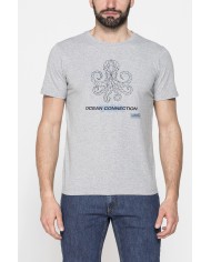 T-SHIRT “OCEANI PULITI” IN COTONE E PET RICICLATI