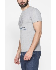 T-SHIRT “OCEANI PULITI” IN COTONE E PET RICICLATI