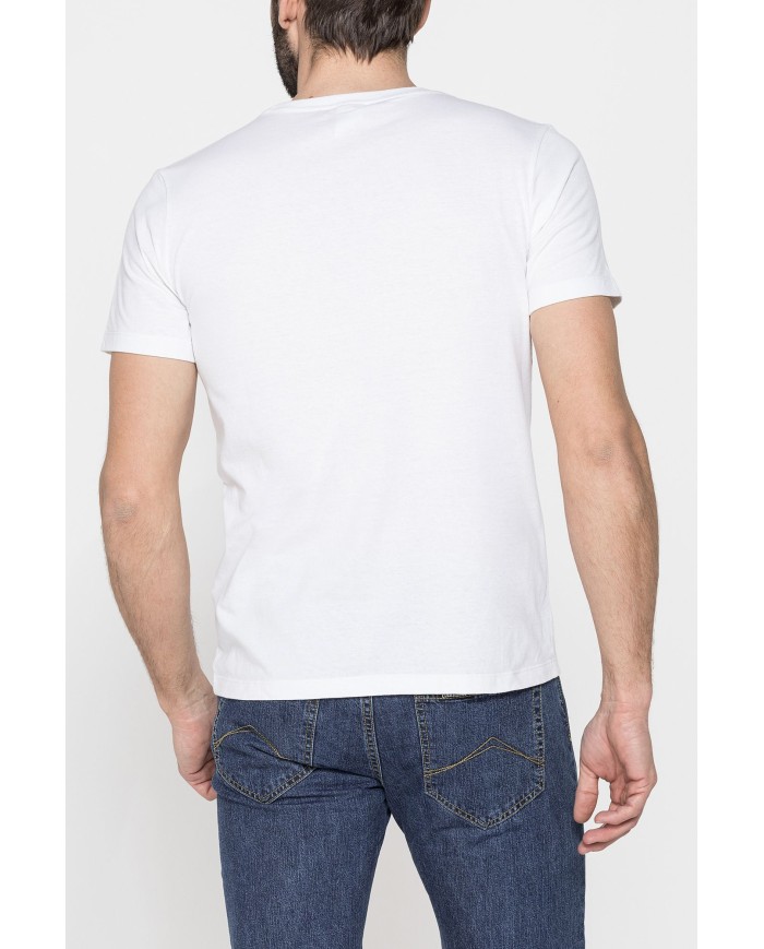 T-SHIRT “OCEANI PULITI” IN COTONE E PET RICICLATI