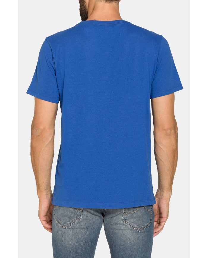 T-SHIRT “OCEANI PULITI” IN COTONE E PET RICICLATI