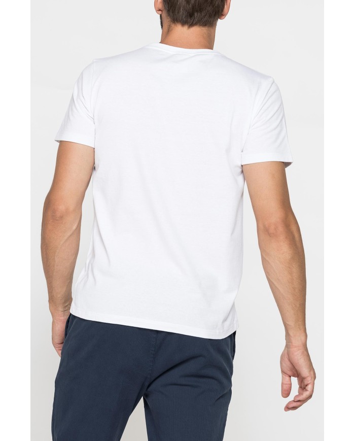 T-SHIRT “OCEANI PULITI” IN COTONE E PET RICICLATI