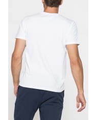 T-SHIRT “OCEANI PULITI” IN COTONE E PET RICICLATI