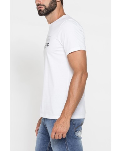 T-SHIRT “OCEANI PULITI” IN COTONE E PET RICICLATI