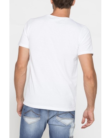 T-SHIRT “OCEANI PULITI” IN COTONE E PET RICICLATI