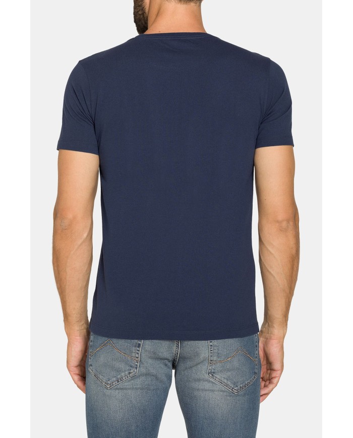 T-SHIRT “OCEANI PULITI” IN COTONE E PET RICICLATI