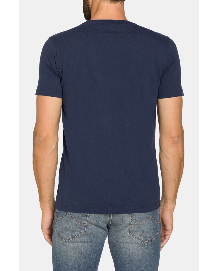 T-SHIRT “OCEANI PULITI” IN COTONE E PET RICICLATI