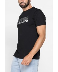 T-SHIRT “OCEANI PULITI” IN COTONE E PET RICICLATI