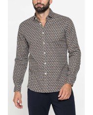 CAMICIA FANTASIA STAMPATA ELASTICIZZATA
