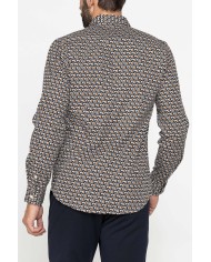 CAMICIA FANTASIA STAMPATA ELASTICIZZATA
