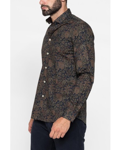 CAMICIA FANTASIA STAMPATA ELASTICIZZATA