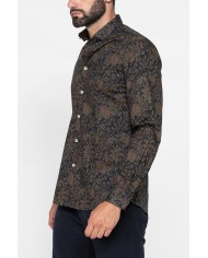 CAMICIA FANTASIA STAMPATA ELASTICIZZATA