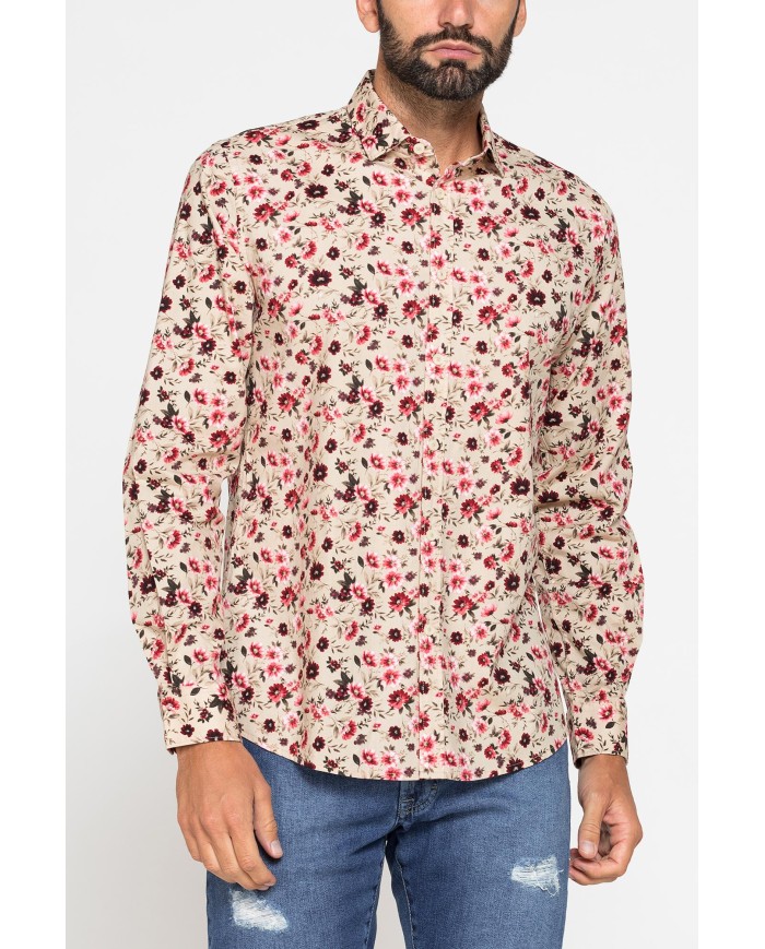 CAMICIA FANTASIA STAMPATA ELASTICIZZATA