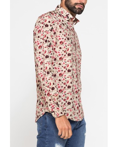 CAMICIA FANTASIA STAMPATA ELASTICIZZATA