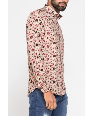 CAMICIA FANTASIA STAMPATA ELASTICIZZATA