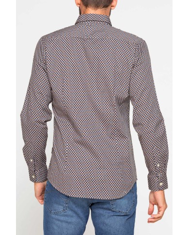 CAMICIA FANTASIA STAMPATA ELASTICIZZATA