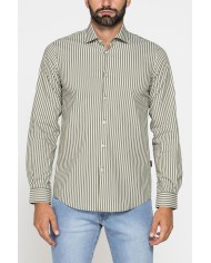 CAMICIA SLIM FIT IN COTONE ELASTICIZZATO