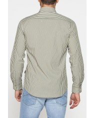 CAMICIA SLIM FIT IN COTONE ELASTICIZZATO