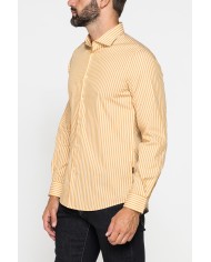 CAMICIA SLIM FIT IN COTONE ELASTICIZZATO