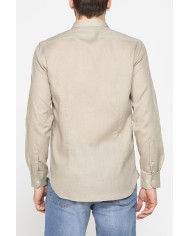 CAMICIA IN LINO E LYOCELL A MANICA LUNGA DA UOMO