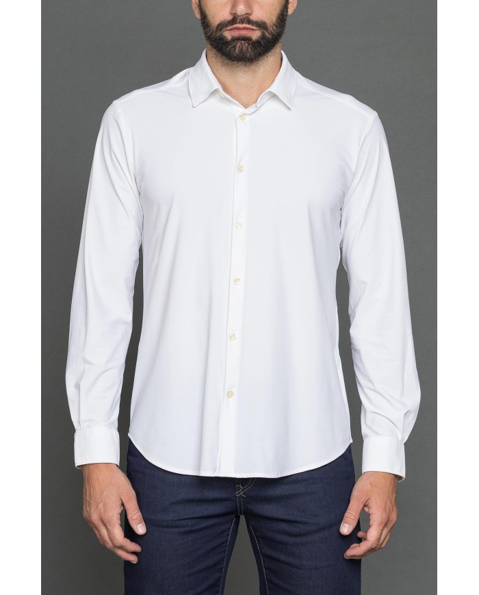 CAMICIA PASSPORT IN TESSUTO COMFORT STRETCH NO STIRO