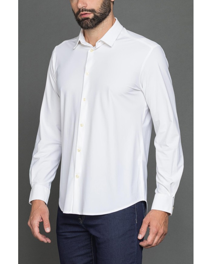 CAMICIA PASSPORT IN TESSUTO COMFORT STRETCH NO STIRO