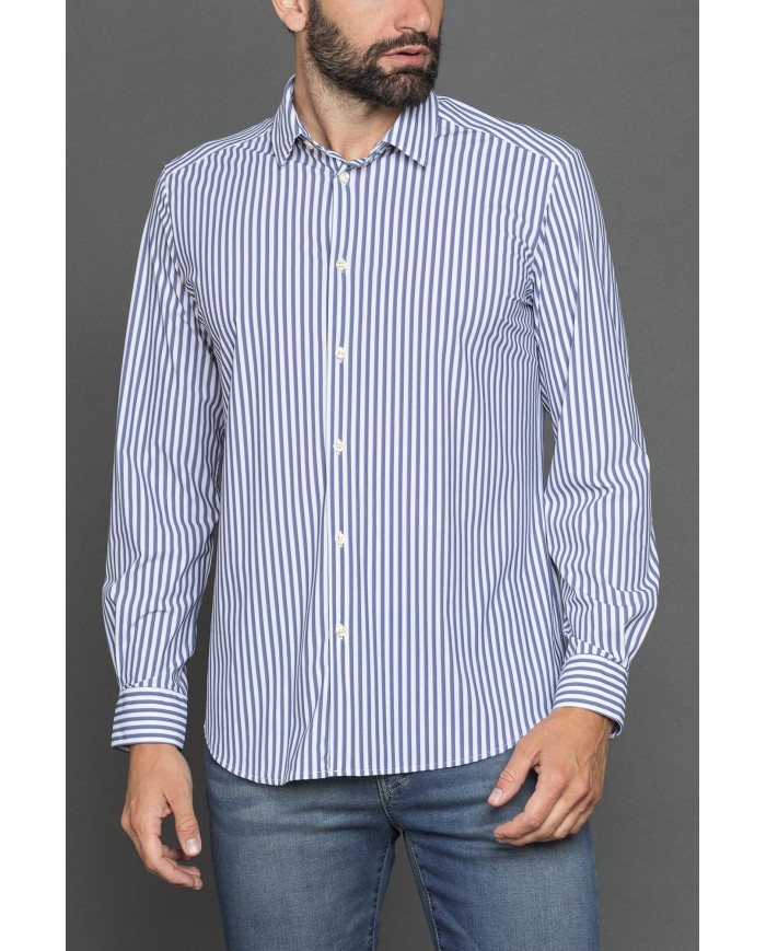 CAMICIA PASSPORT IN TESSUTO COMFORT STRETCH NO STIRO