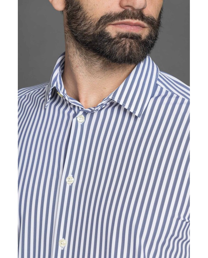 CAMICIA PASSPORT IN TESSUTO COMFORT STRETCH NO STIRO