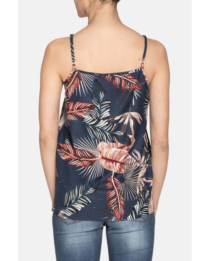 CANOTTA IN POLIESTERE STAMPATO. Vestibilità regolare.