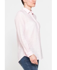 CAMICIA MODELLO SERAFINO IN TESSUTO LINO COTONE