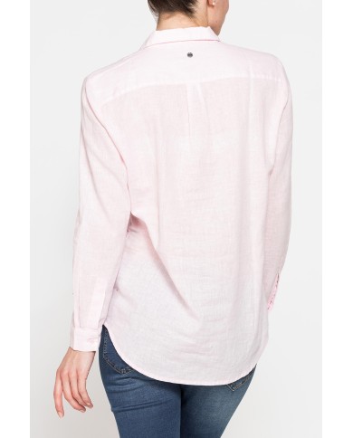 CAMICIA MODELLO SERAFINO IN TESSUTO LINO COTONE