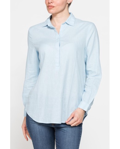 CAMICIA MODELLO SERAFINO IN TESSUTO LINO COTONE