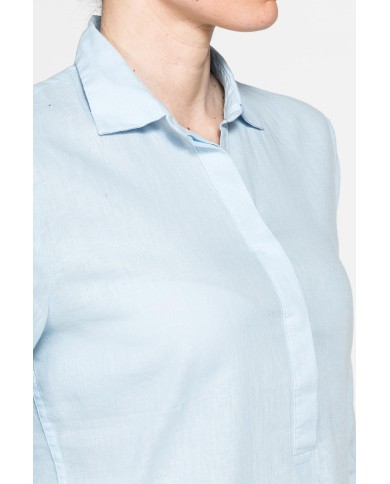 CAMICIA MODELLO SERAFINO IN TESSUTO LINO COTONE