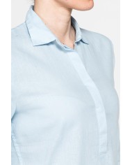 CAMICIA MODELLO SERAFINO IN TESSUTO LINO COTONE