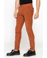 PANTALONE CHINO MOD. 617 SLIM FIT IN MOLESKIN ELASTICIZZATO