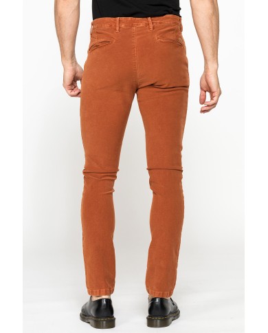 PANTALONE CHINO MOD. 617 SLIM FIT IN MOLESKIN ELASTICIZZATO