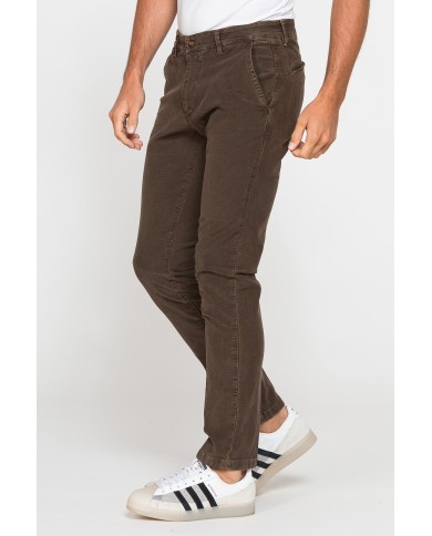 PANTALONE CHINO MOD. 617 SLIM FIT IN MOLESKIN ELASTICIZZATO
