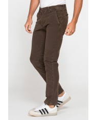 PANTALONE CHINO MOD. 617 SLIM FIT IN MOLESKIN ELASTICIZZATO