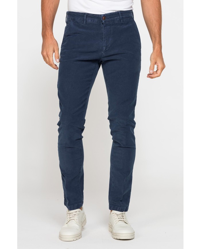 PANTALONE CHINO MOD. 617 SLIM FIT IN MOLESKIN ELASTICIZZATO