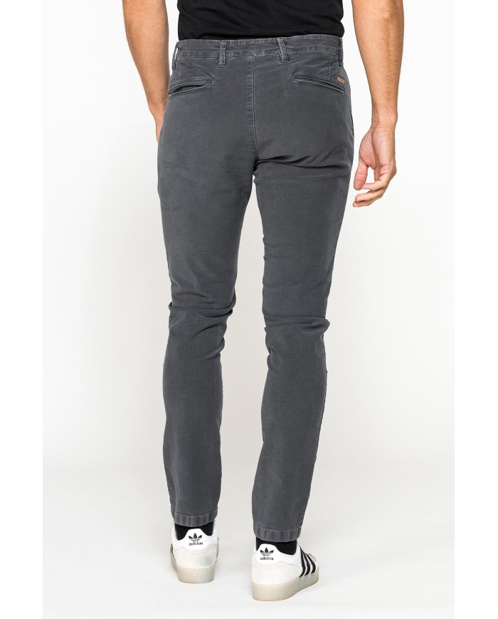 PANTALONE CHINO MOD. 617 SLIM FIT IN MOLESKIN ELASTICIZZATO