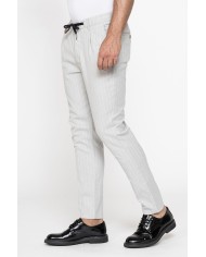 CHINO MODELLO 617 SLIM, IN TESSUTO A NAVETTA FANTASIA ELASTICIZZATO