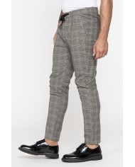 CHINO MODELLO 617 SLIM, IN TESSUTO A NAVETTA FANTASIA ELASTICIZZATO