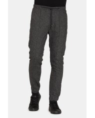 PANTALONE MOD. 639 Vita regolare con laccio e fondo stretto con elastico