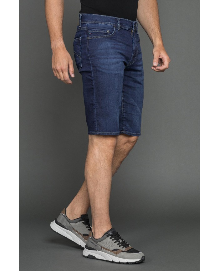 BERMUDA 5 TASCHE IN DENIM MODELLO PASSPORT