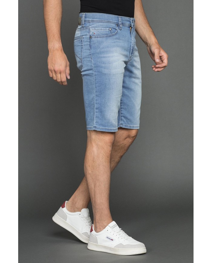 BERMUDA 5 TASCHE IN DENIM MODELLO PASSPORT