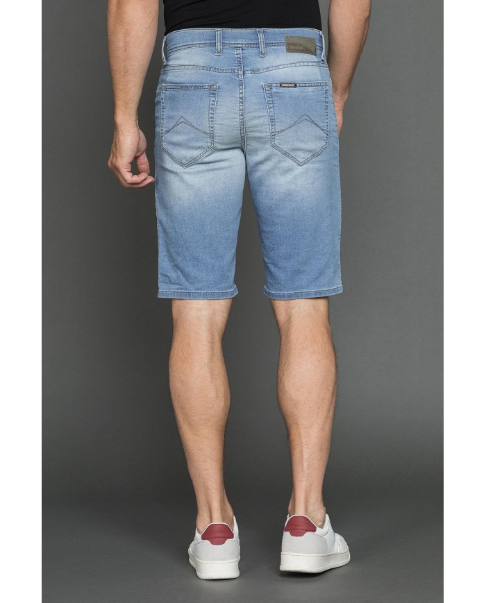 BERMUDA 5 TASCHE IN DENIM MODELLO PASSPORT